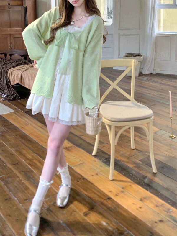 Wisteria Elf Sweater Knit Cardigan