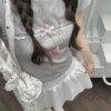 Two Wear Polka Dot Dress Summer Short Sleeveless Halter Dresses