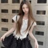 Star Set Shirt Half Skirt Two Piece