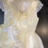 Sunset Chrysanthemum Yellow Floral Dress