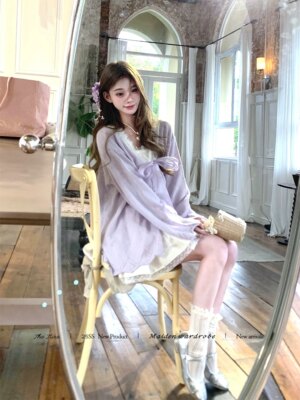 Wisteria Elf Sweater Knit Cardigan