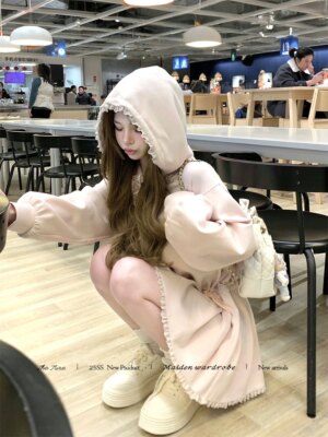 Behave Hooded Sweatshirt Dress