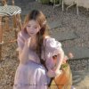 Tender Love Letter Purple Short Sleeve Waistless Dress