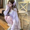 Wisteria Elf Sweater Knit Cardigan