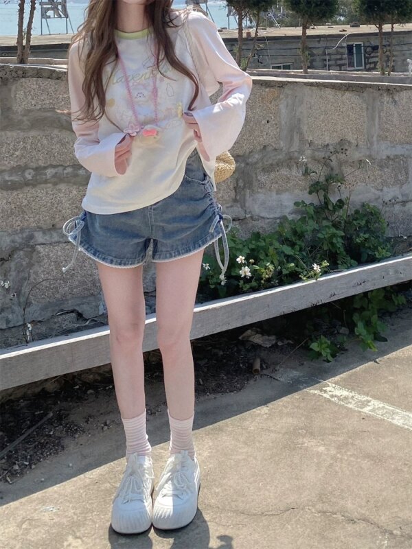 Sweet and Spicy High Waisted Denim Shorts