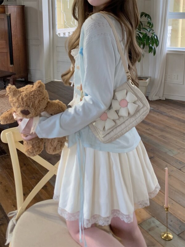Silky High Waisted Puffy Skirt Halter Skirt
