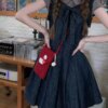 Commuter Denim Slim Waisted Vest Dress