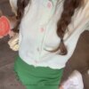 Apple Cider Skinny Knit Short Sleeve Top