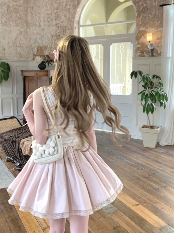Silky High Waisted Puffy Skirt Halter Skirt