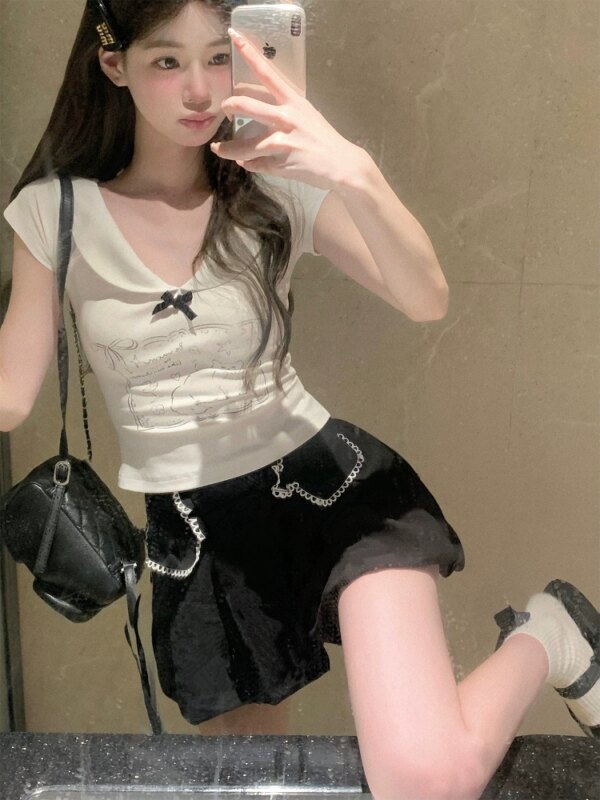 Coco Kitten Short Sleeve T-Shirt Top