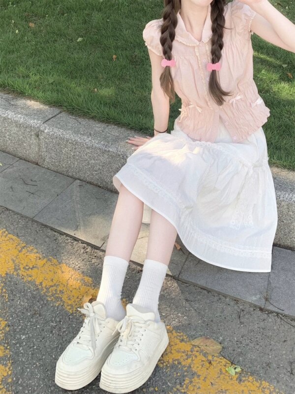 Colouri Shirt Slim Summer Short Sleeve Top