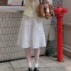 Lei Lei Skirt High Waisted Crotch Covering Loose Half Body Skirt