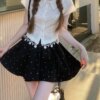 Star Set Shirt Half Skirt Two Piece