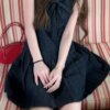 Commuter Denim Slim Waisted Vest Dress
