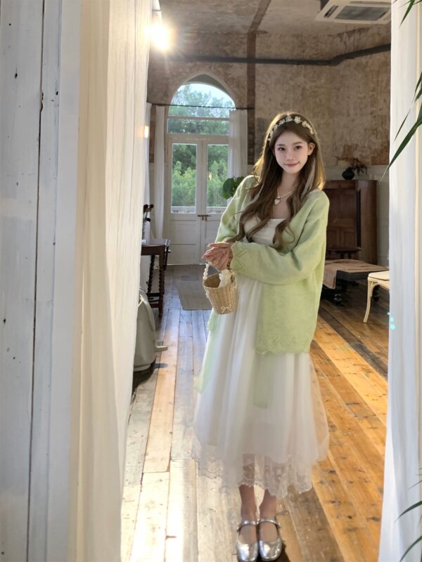 Wisteria Elf Sweater Knit Cardigan