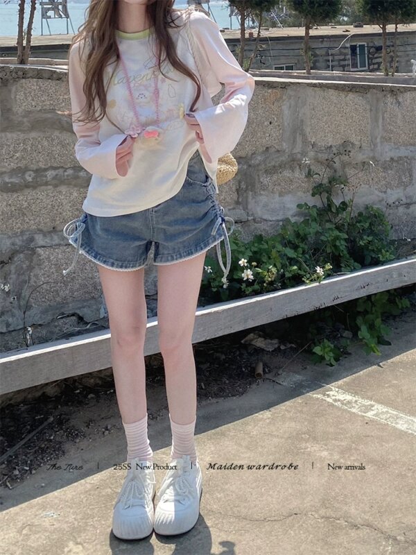Sweet and Spicy High Waisted Denim Shorts