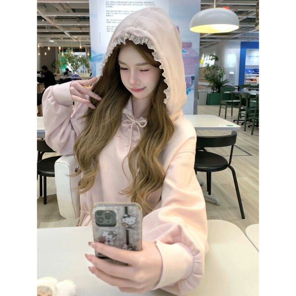 Behave Hooded Sweatshirt Dress