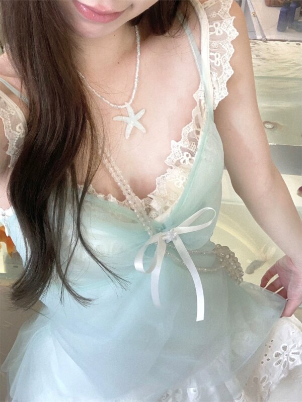 Sea Salt Genie Two-Piece Waist-Slimming Camisole Skirt