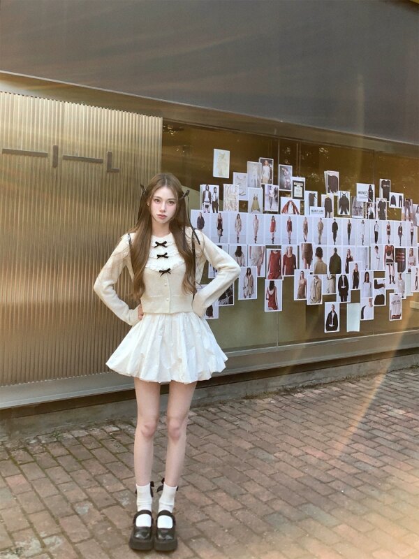 Little Clouds Pod Skirt Halter Skirt