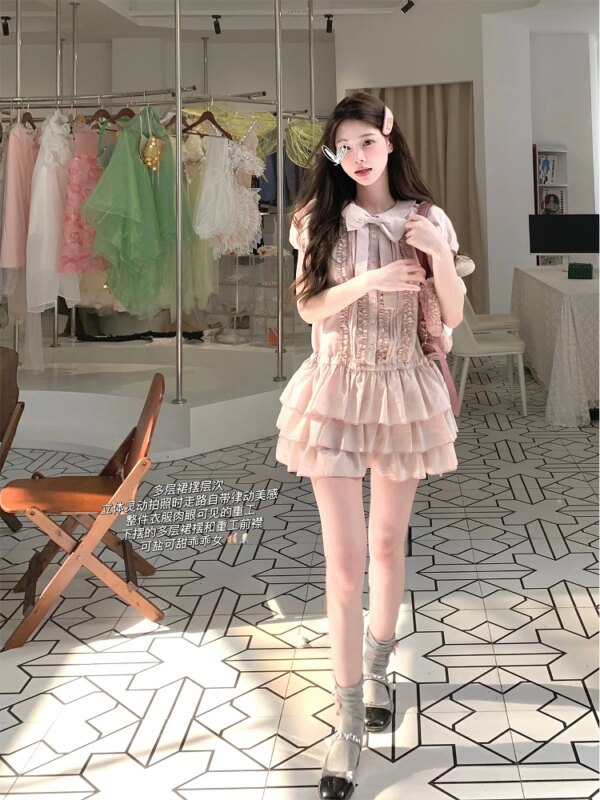 Loves Tart Dress French Waisted Cake Skirt