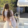 Little Clouds Pod Skirt Halter Skirt