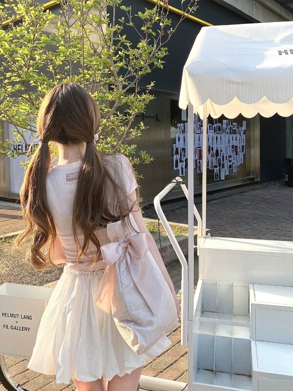 Little Clouds Pod Skirt Halter Skirt